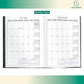 Quo Vadis 2026 Visual Weekly Planner - Texas Black