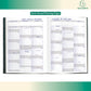 Quo Vadis 2026 Visual Weekly Planner - Texas Black