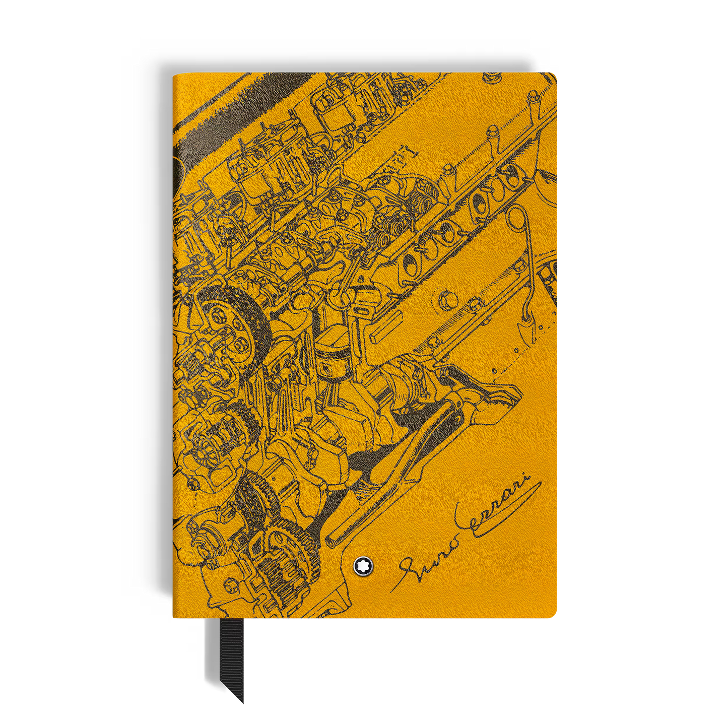 Montblanc Medium Notebook -  Great Characters Enzo Ferrari: Giallo Modena (Special Edition)