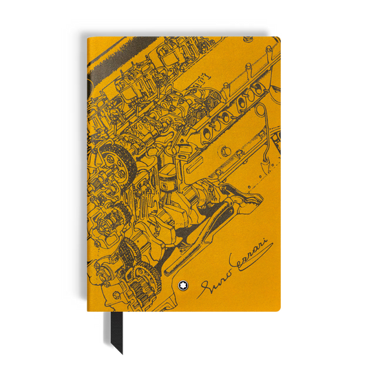 Montblanc Medium Notebook -  Great Characters Enzo Ferrari: Giallo Modena (Special Edition)