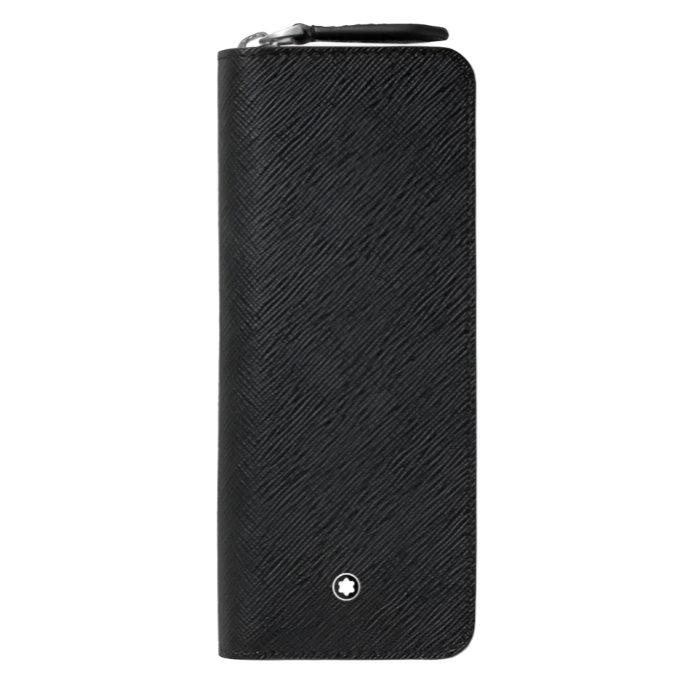 Montblanc 2-Pen Zippered  Pouch - Black (Sartorial)