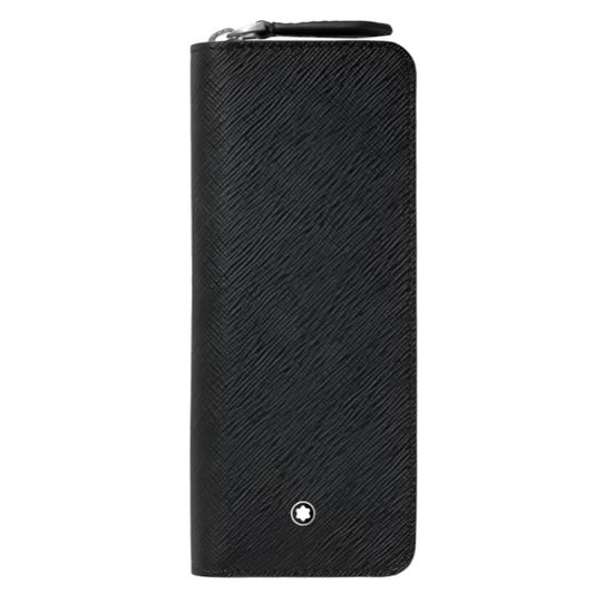 Montblanc 2-Pen Zippered  Pouch - Black (Sartorial)