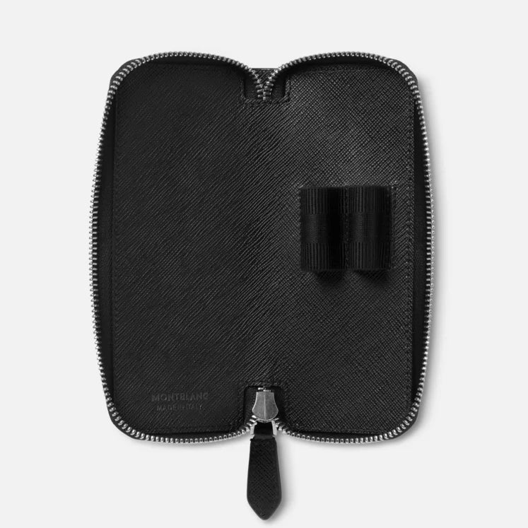 Montblanc 2-Pen Zippered  Pouch - Black (Sartorial)