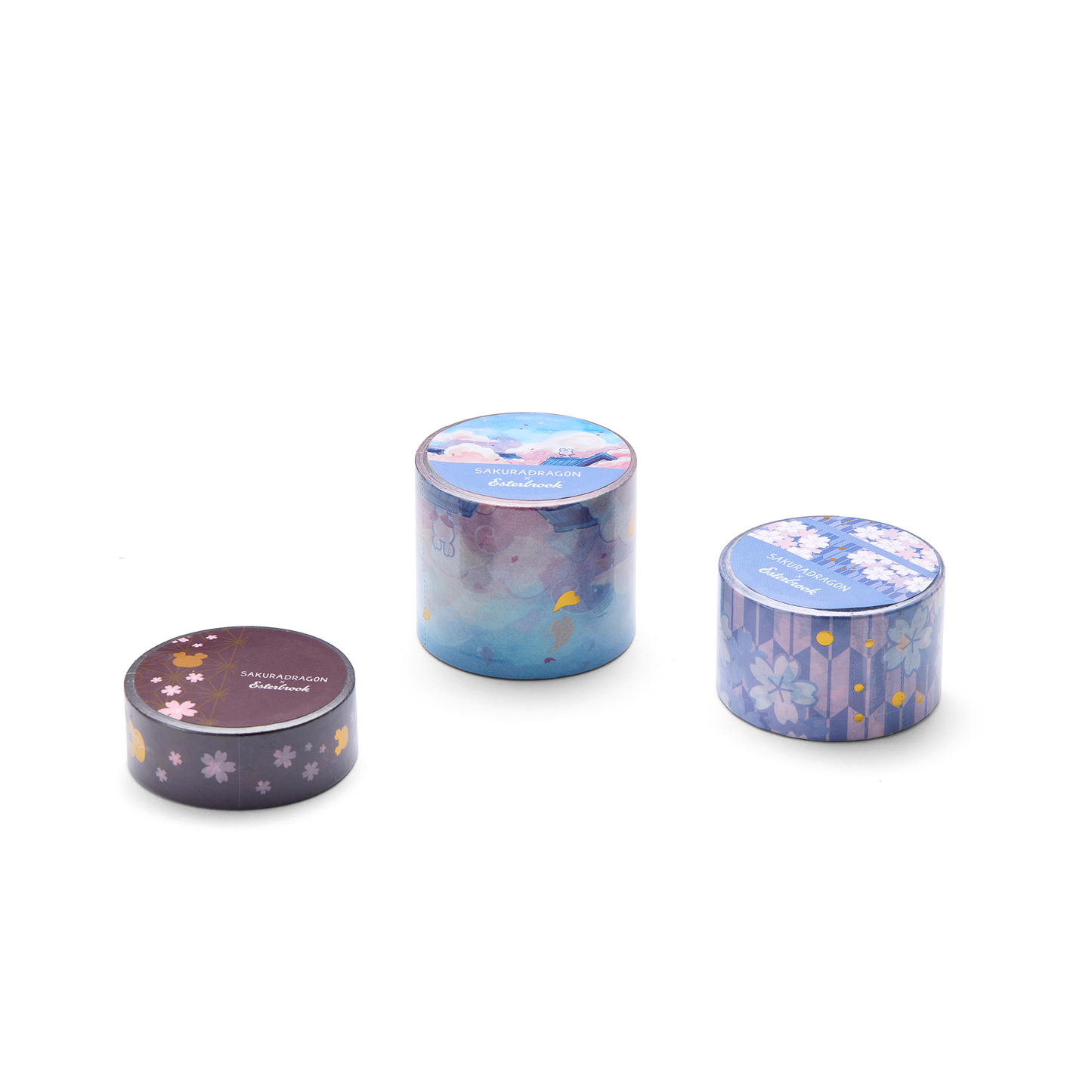 Esterbrook x Sakuradragon Washi Tape - Sakura Street: Sky