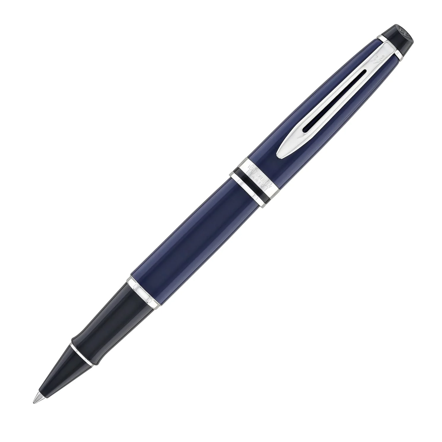 Waterman Expert Rollerball - Blue with Chrome Trim