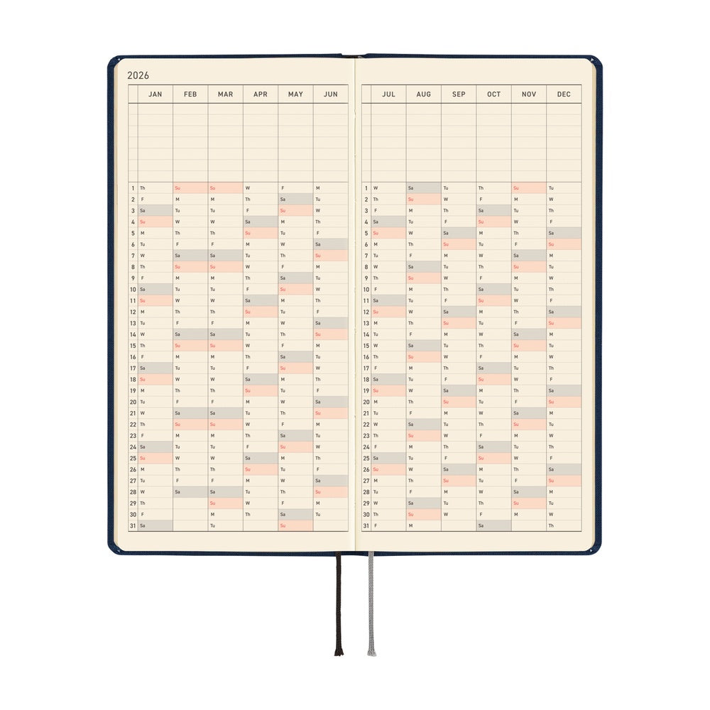 Hobonichi 2026 Weeks - Cosmo Blue
