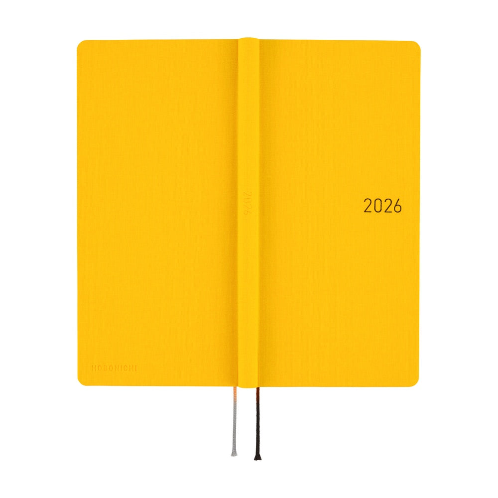 Hobonichi 2026 Weeks - Full Moon Yellow