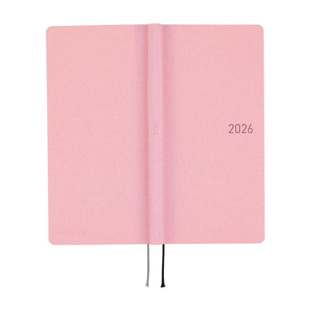 Hobonichi 2026 Weeks - Strawberry Milk