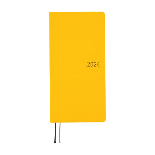 Hobonichi 2026 Weeks MEGA - Full Moon Yellow