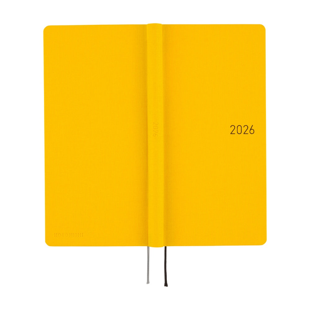 Hobonichi 2026 Weeks MEGA - Full Moon Yellow