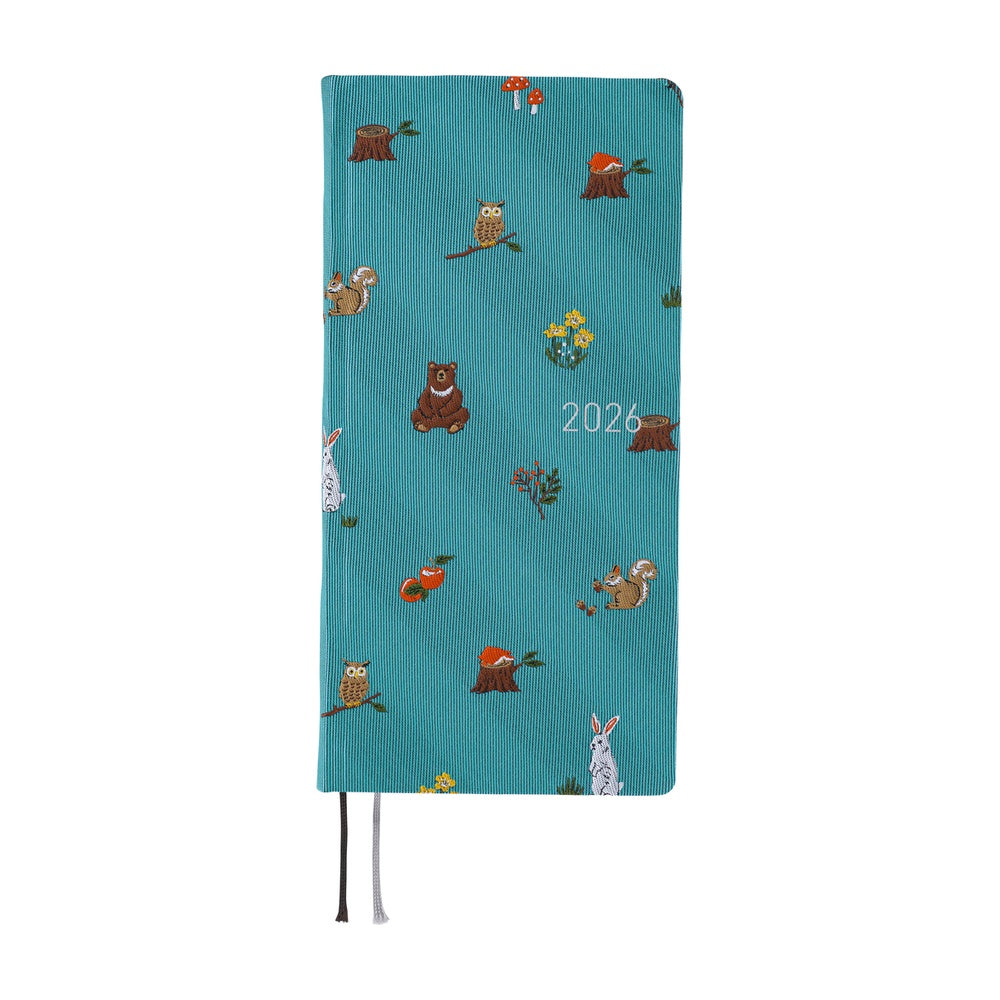 Hobonichi 2026 Weeks MEGA - Bow & Tie: In the Forest