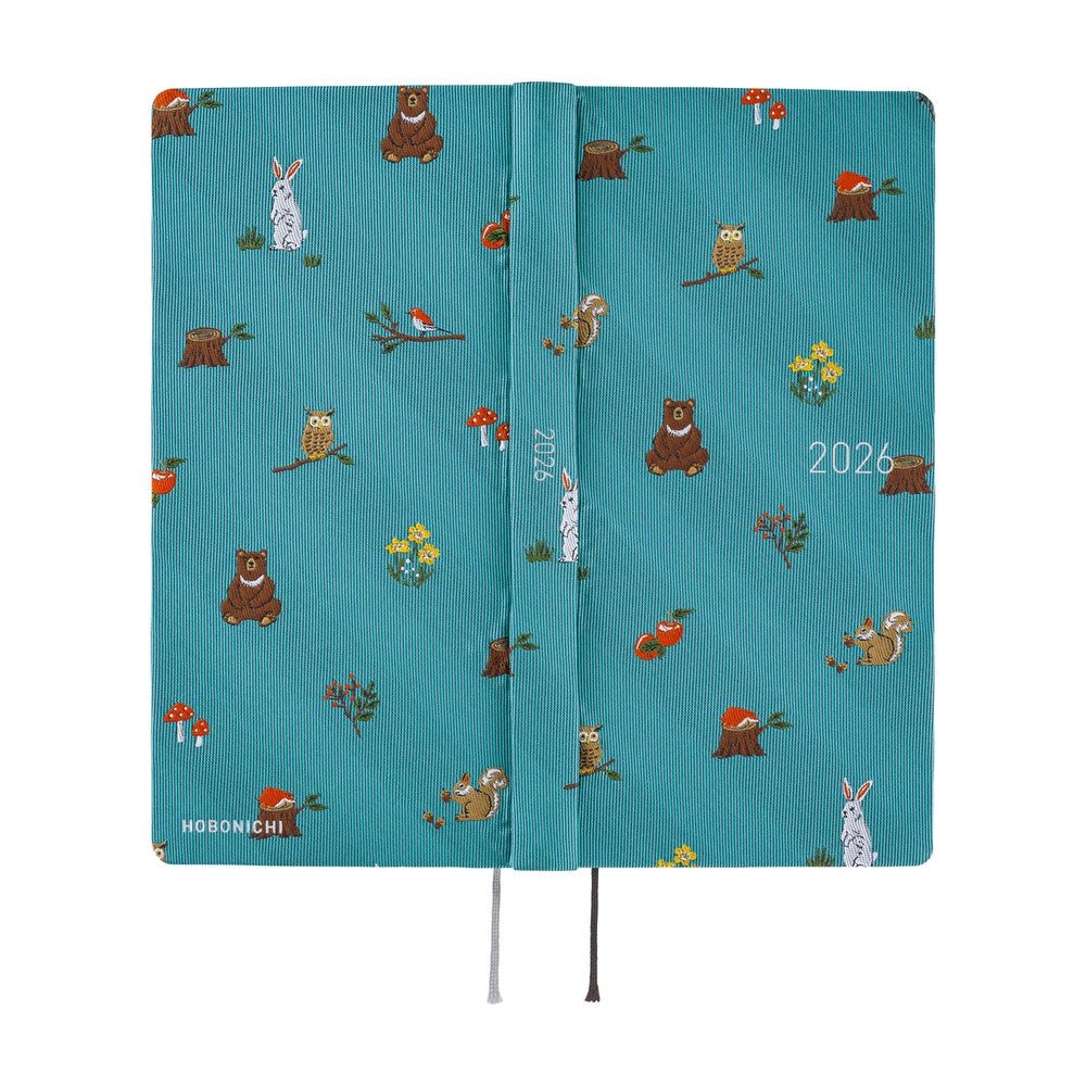 Hobonichi 2026 Weeks MEGA - Bow & Tie: In the Forest