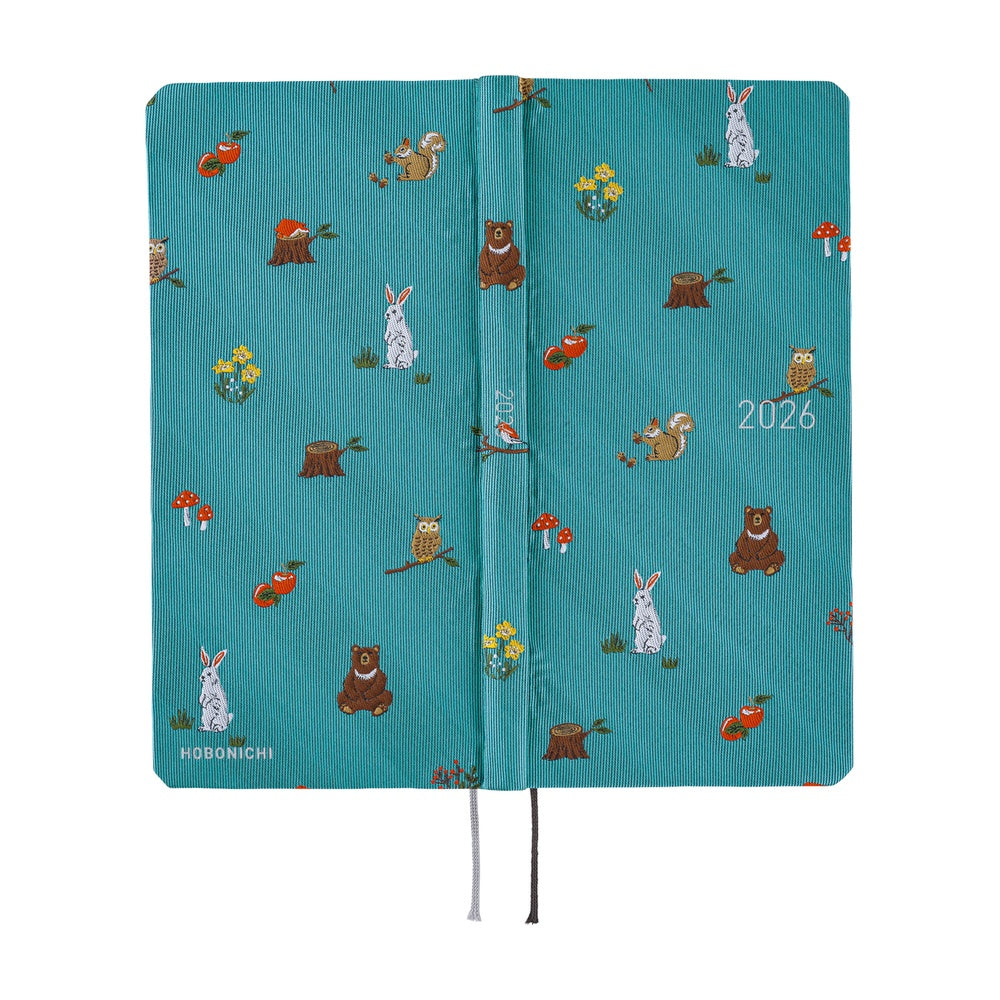 Hobonichi 2026 Weeks - Bow & Tie: In the Forest