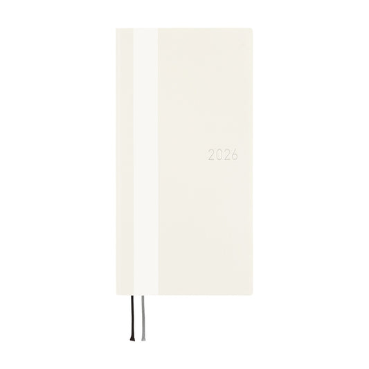 Hobonichi 2026 Weeks - White Line: Ivory