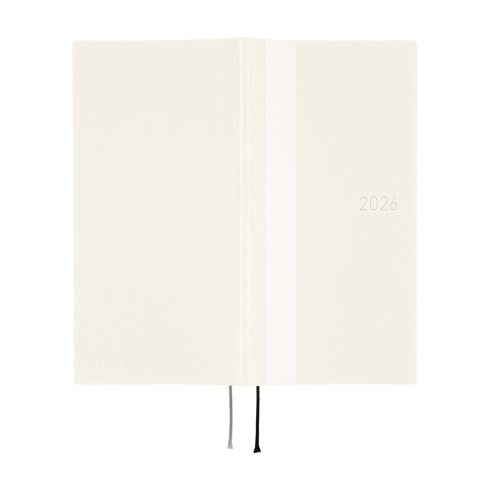 Hobonichi 2026 Weeks - White Line: Ivory