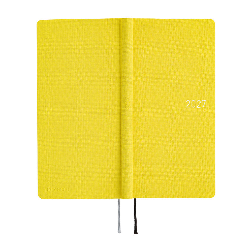 Hobonichi 2027 Weeks - Colors: Canaria Yellow