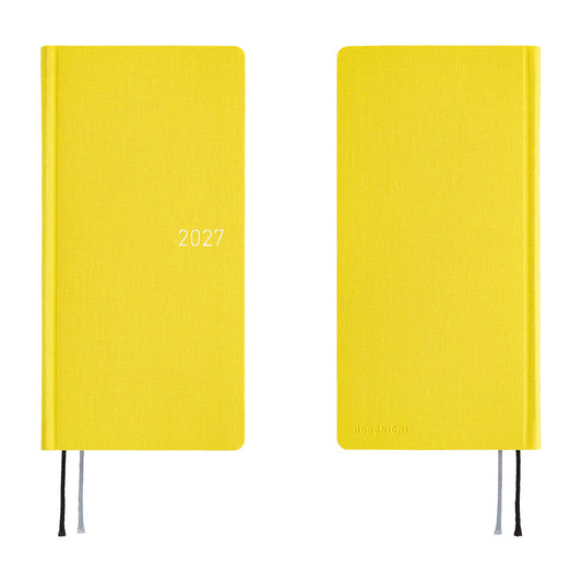 Hobonichi 2027 Weeks - Colors: Canaria Yellow