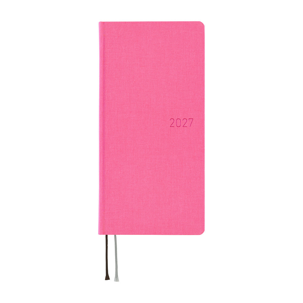 Hobonichi 2027 Weeks - Colors: Pink Sapphire