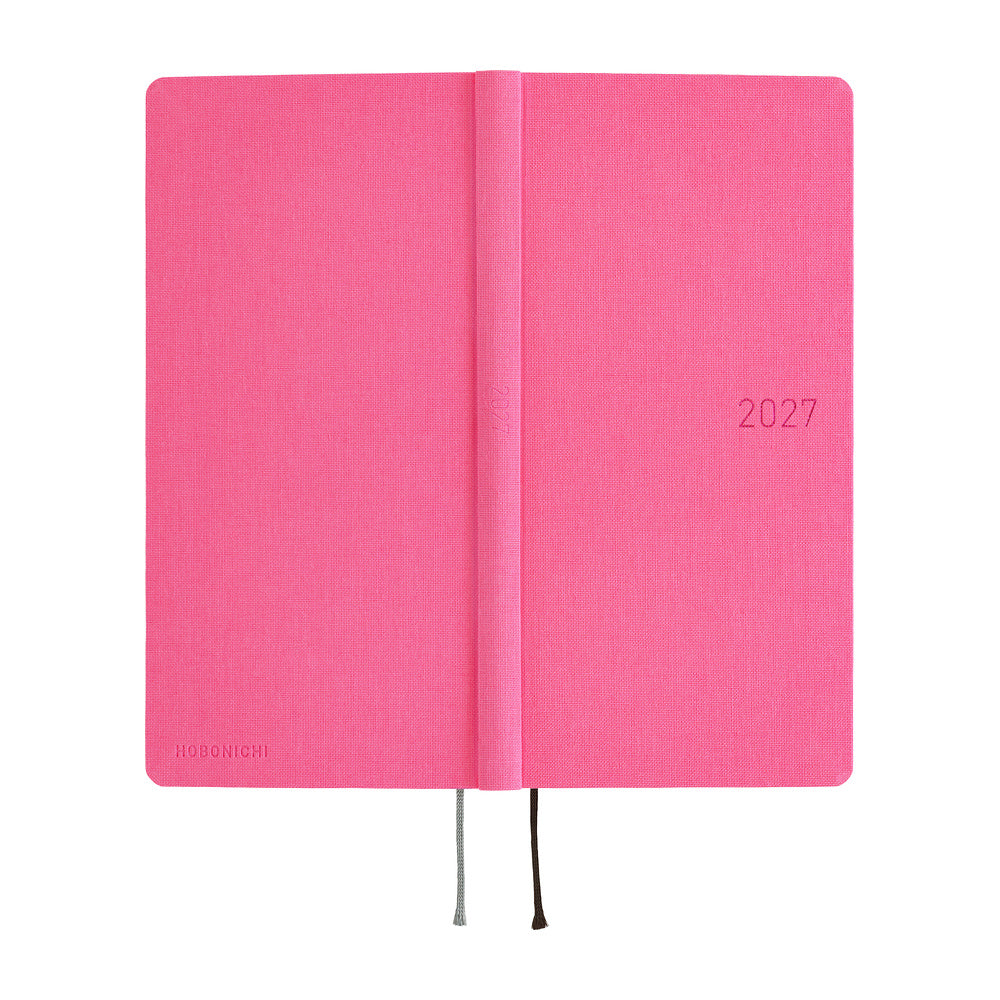 Hobonichi 2027 Weeks - Colors: Pink Sapphire