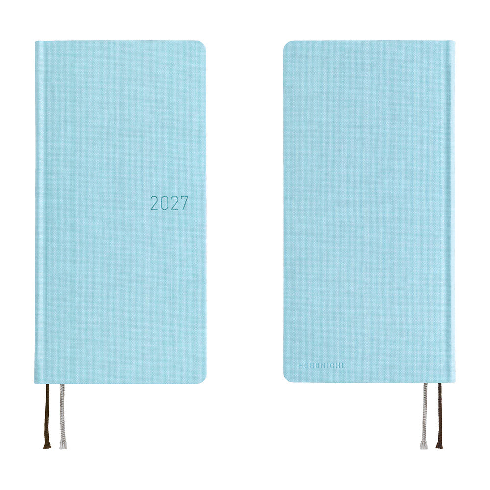 Hobonichi 2027 Weeks - Colors: Sea Glass