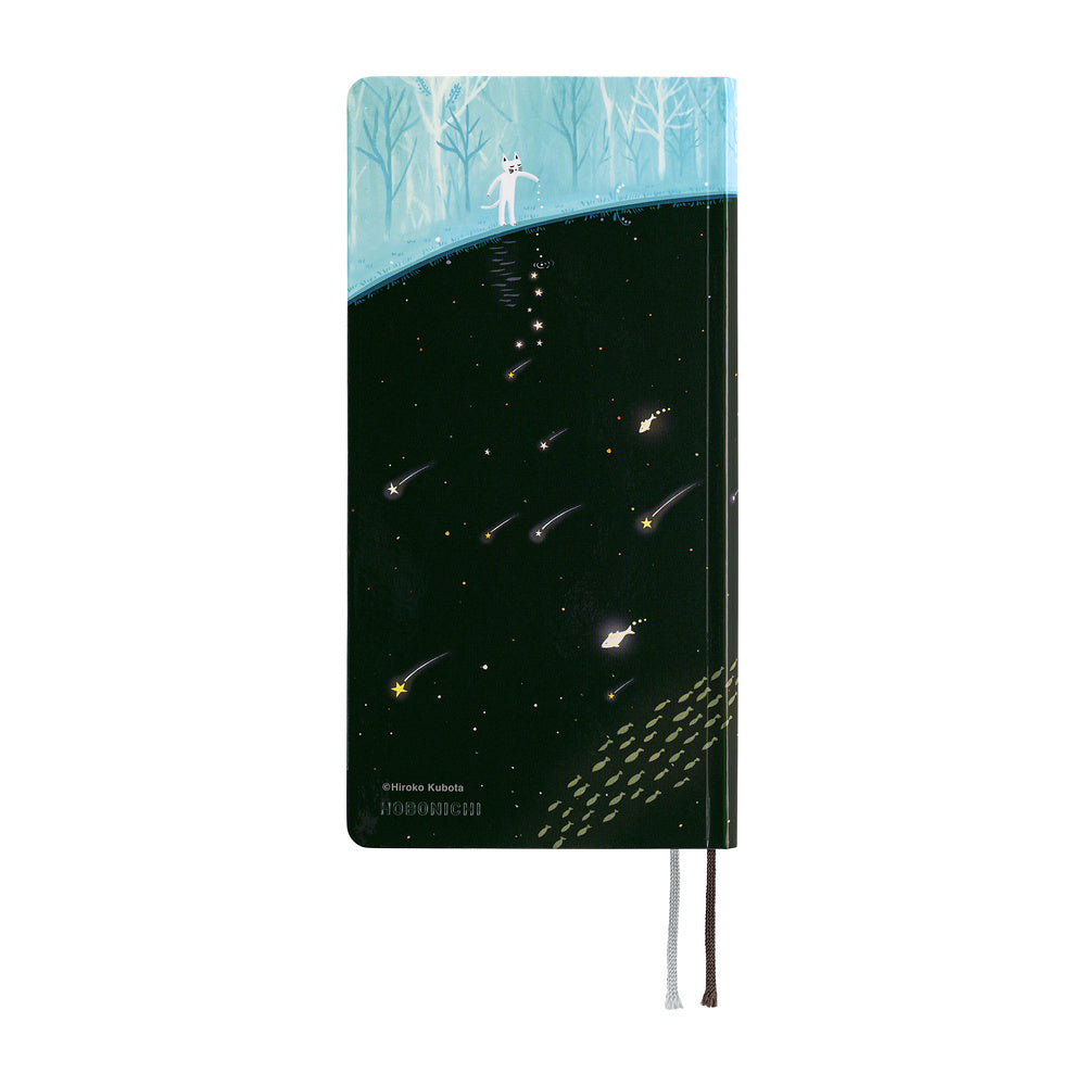Hobonichi 2027 Weeks - Hiroko Kubota: Meteor Shower in the Light Blue Forest