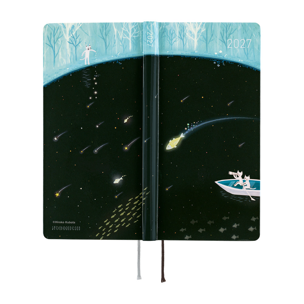 Hobonichi 2027 Weeks - Hiroko Kubota: Meteor Shower in the Light Blue Forest