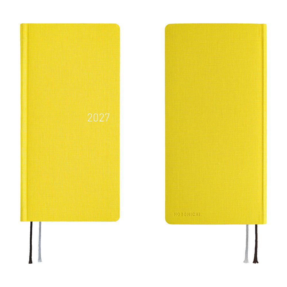 Hobonichi 2027 Weeks MEGA - Colors: Canaria Yellow
