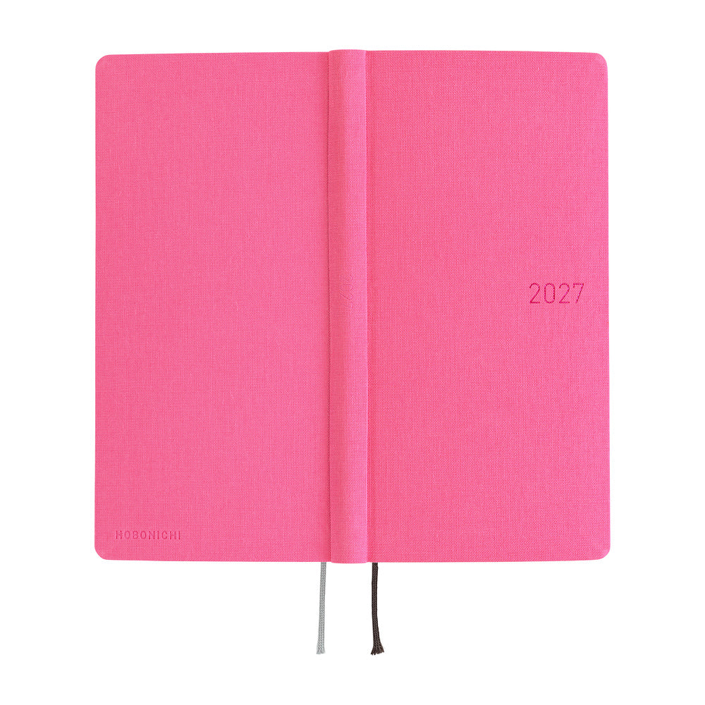 Hobonichi 2027 Weeks MEGA - Colors: Pink Sapphire