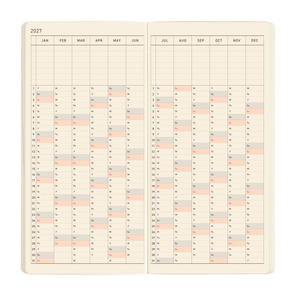 Hobonichi 2027 Weeks MEGA - Sneaker: Lime Green