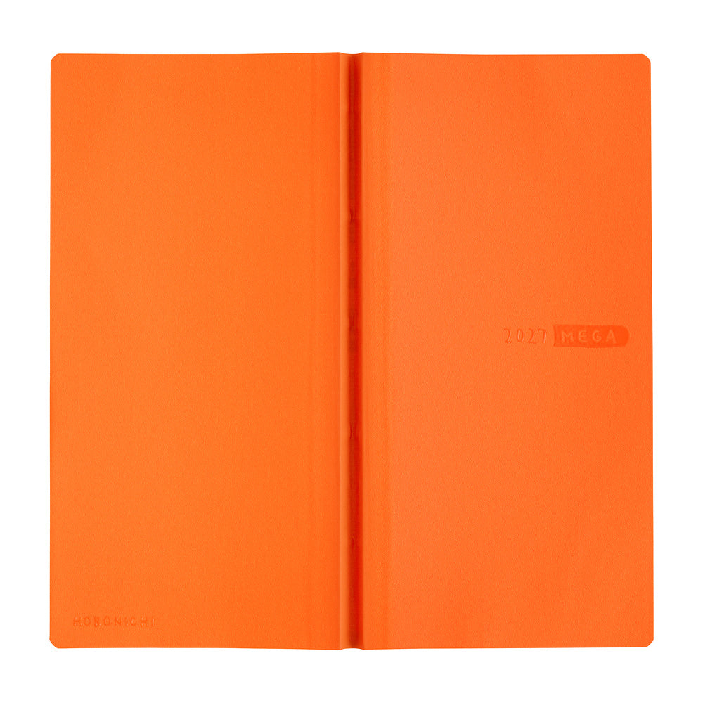 Hobonichi 2027 Weeks MEGA - Sneaker: Mandarin Orange