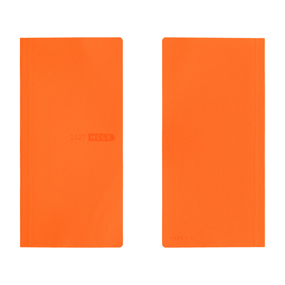 Hobonichi 2027 Weeks MEGA - Sneaker: Mandarin Orange