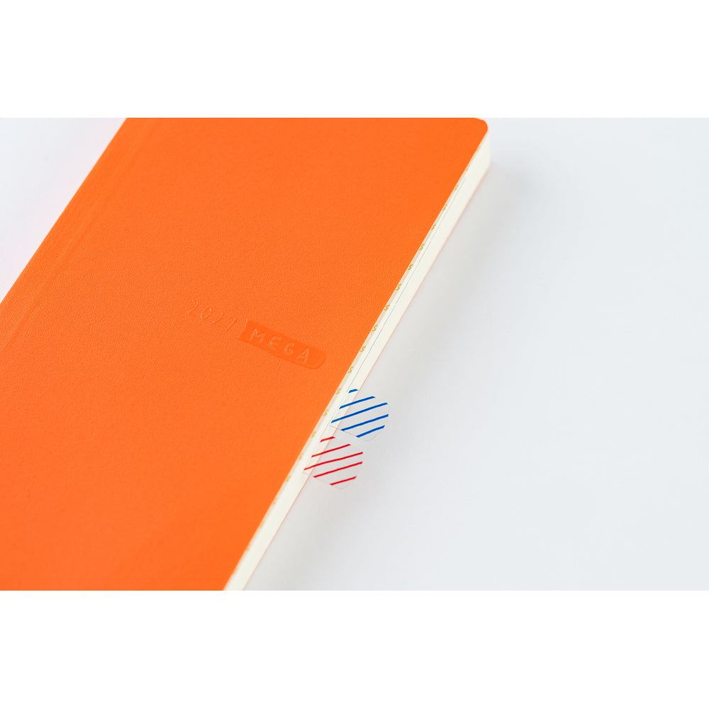 Hobonichi 2027 Weeks MEGA - Sneaker: Mandarin Orange