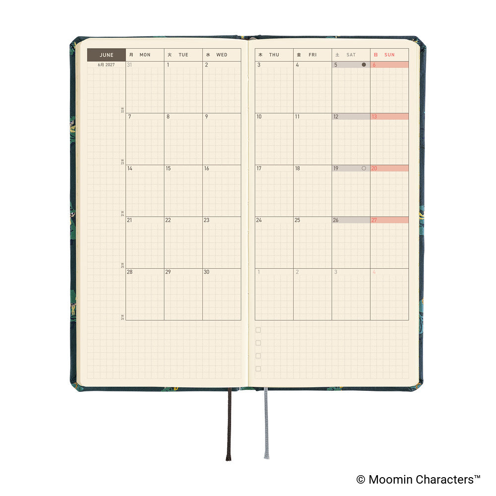 Hobonichi 2027 Weeks - Moomin: A Day in the Life of Snufkin