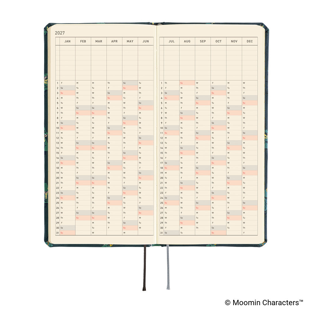 Hobonichi 2027 Weeks - Moomin: A Day in the Life of Snufkin