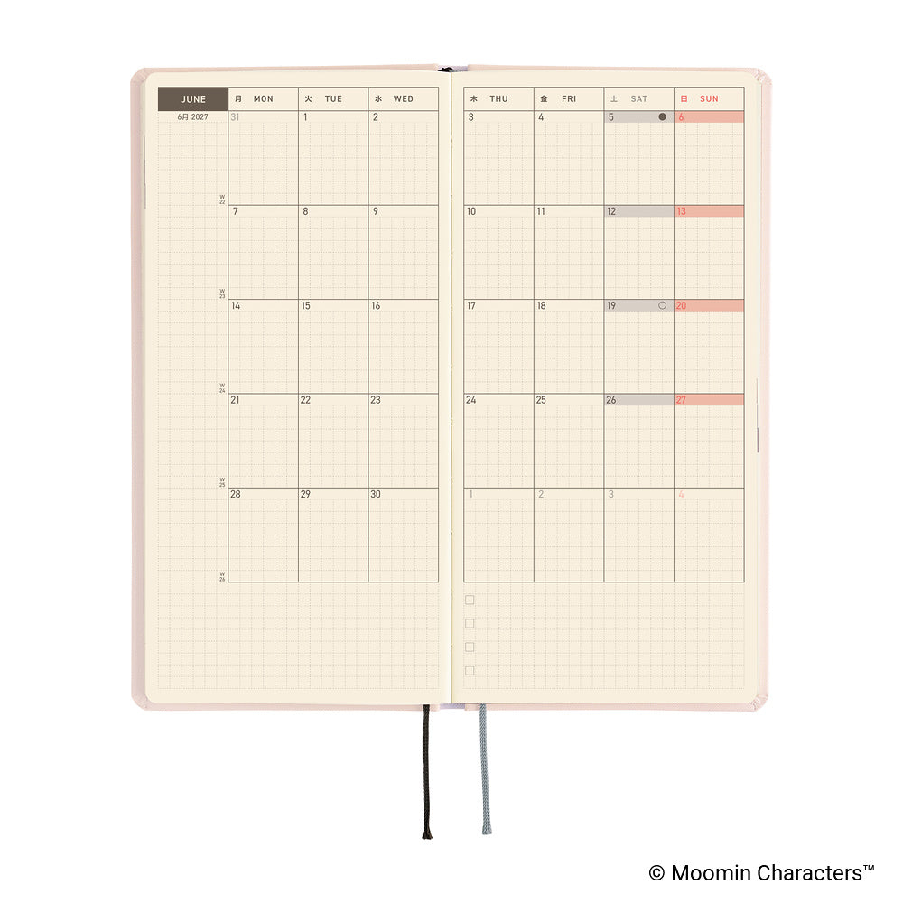 Hobonichi 2027 Weeks - Moomin: At the Table