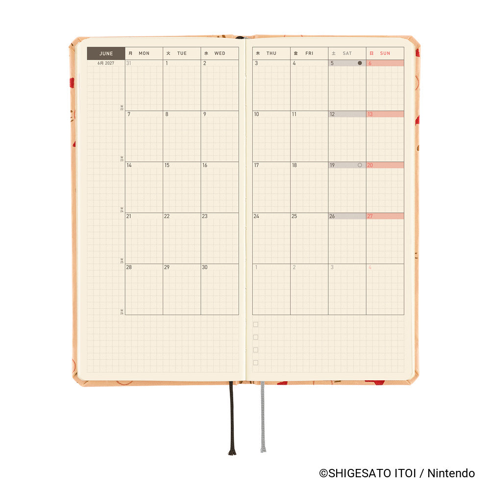Hobonichi 2027 Weeks - MOTHER: Mr. Saturn Pattern