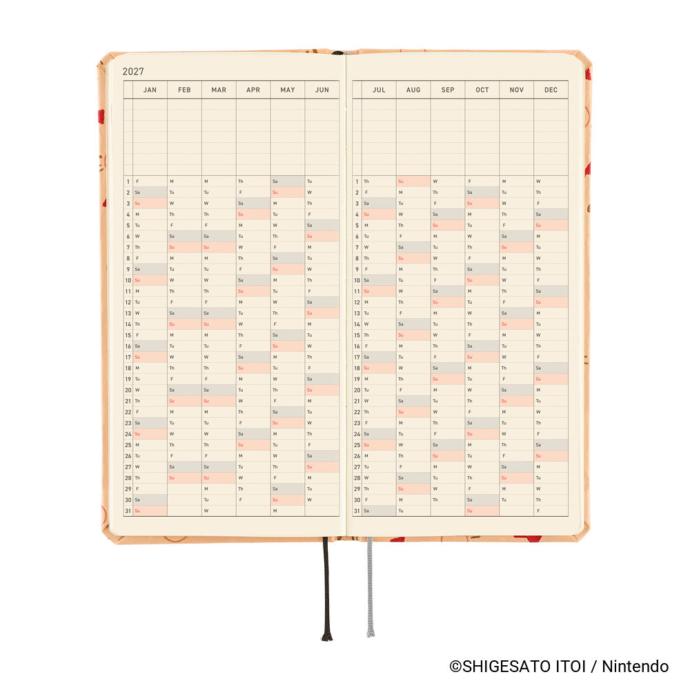 Hobonichi 2027 Weeks - MOTHER: Mr. Saturn Pattern