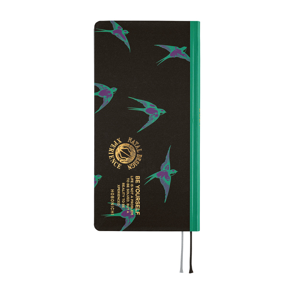 Hobonichi 2027 Weeks - Natal Design: Lucky Swallow