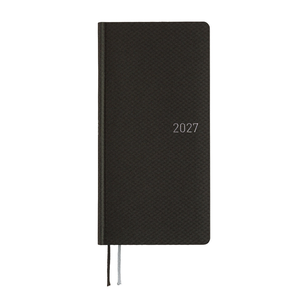 Hobonichi 2027 Weeks - Paper Series: Black Argyle
