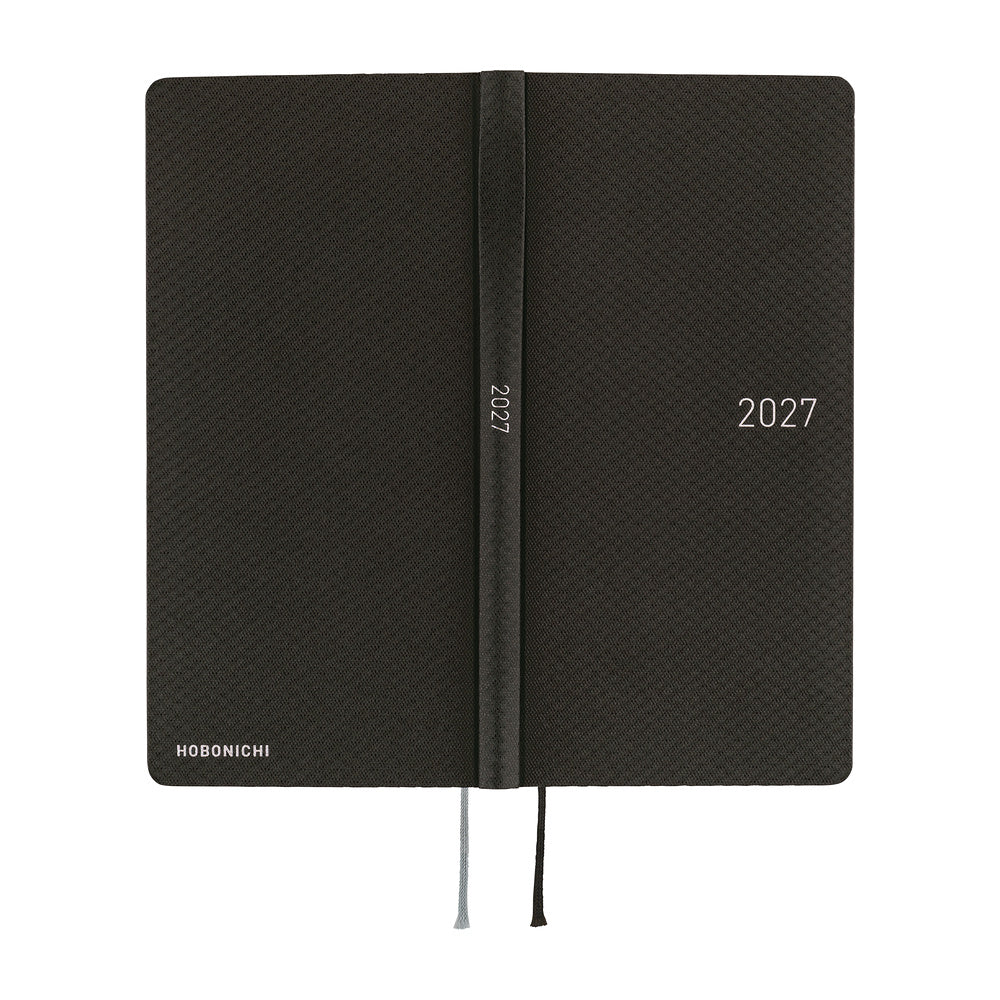 Hobonichi 2027 Weeks - Paper Series: Black Argyle
