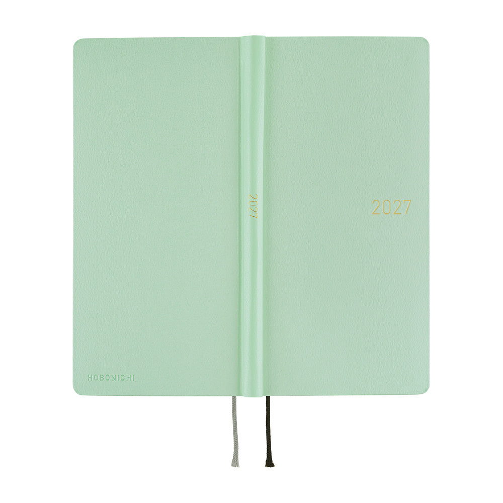 Hobonichi 2027 Weeks - Paper Series: Frosty Jade