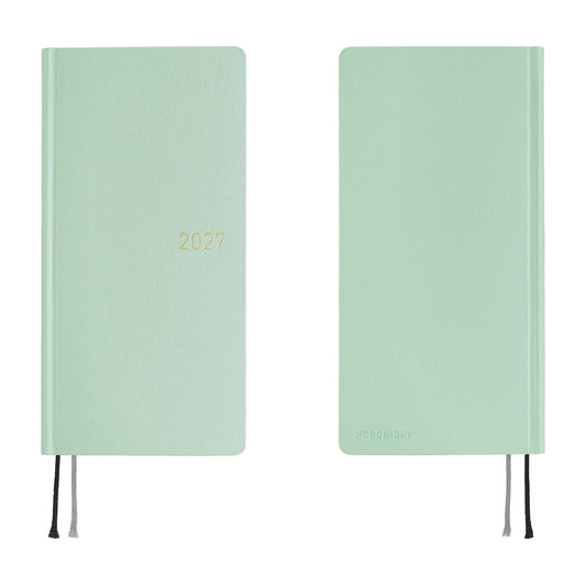 Hobonichi 2027 Weeks - Paper Series: Frosty Jade