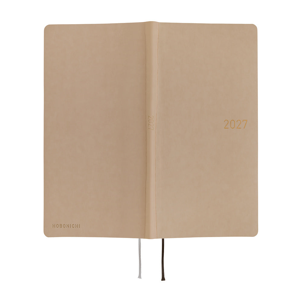 Hobonichi 2027 Weeks - Smooth: Cafe au Lait