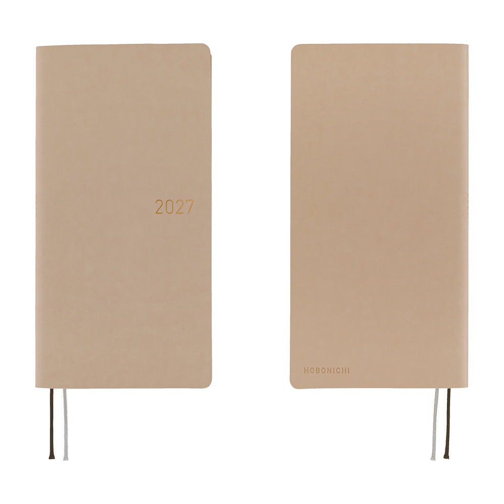 Hobonichi 2027 Weeks - Smooth: Cafe au Lait