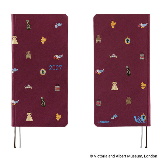 Hobonichi 2027 Weeks - V&A Series: Welcome to the V&A
