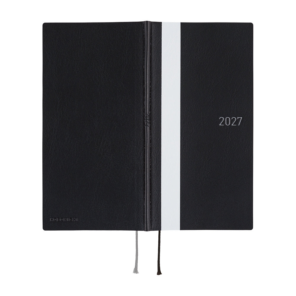Hobonichi 2027 Weeks - White Line: Black