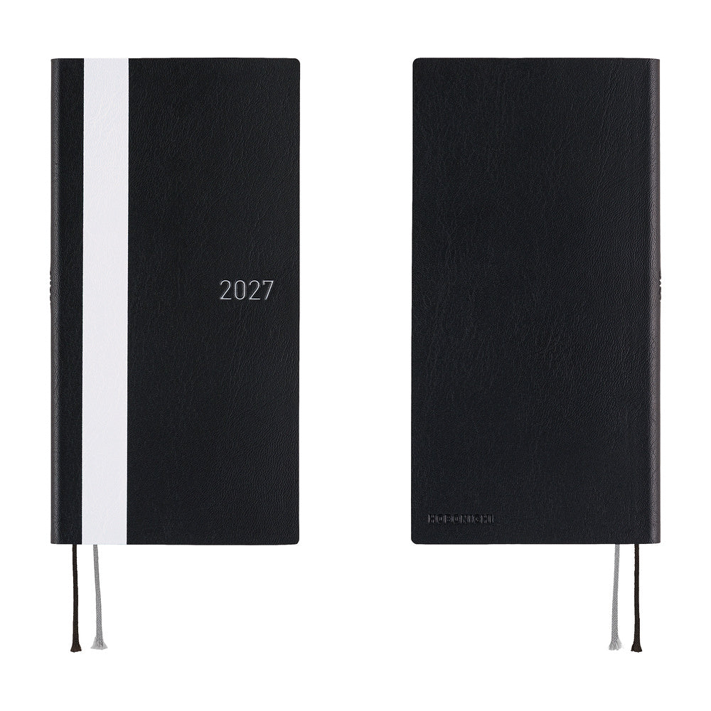 Hobonichi 2027 Weeks - White Line: Black