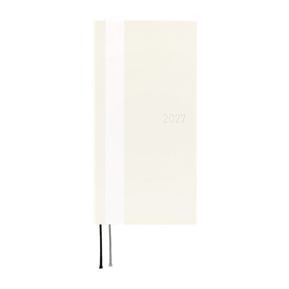 Hobonichi 2027 Weeks - White Line: Ivory