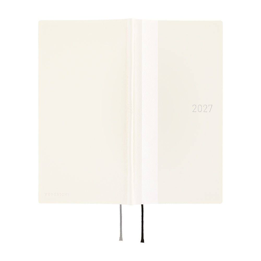 Hobonichi 2027 Weeks - White Line: Ivory