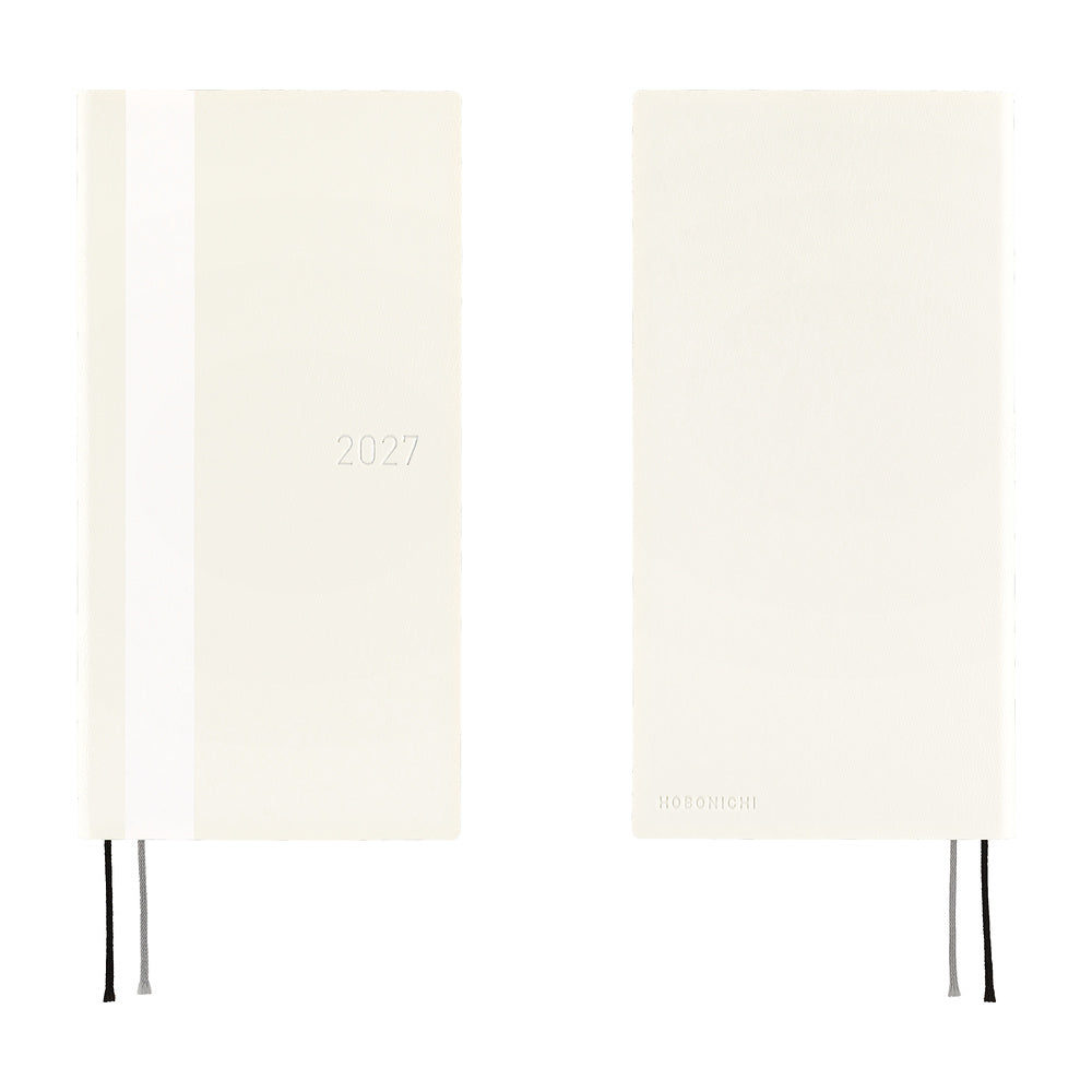 Hobonichi 2027 Weeks - White Line: Ivory